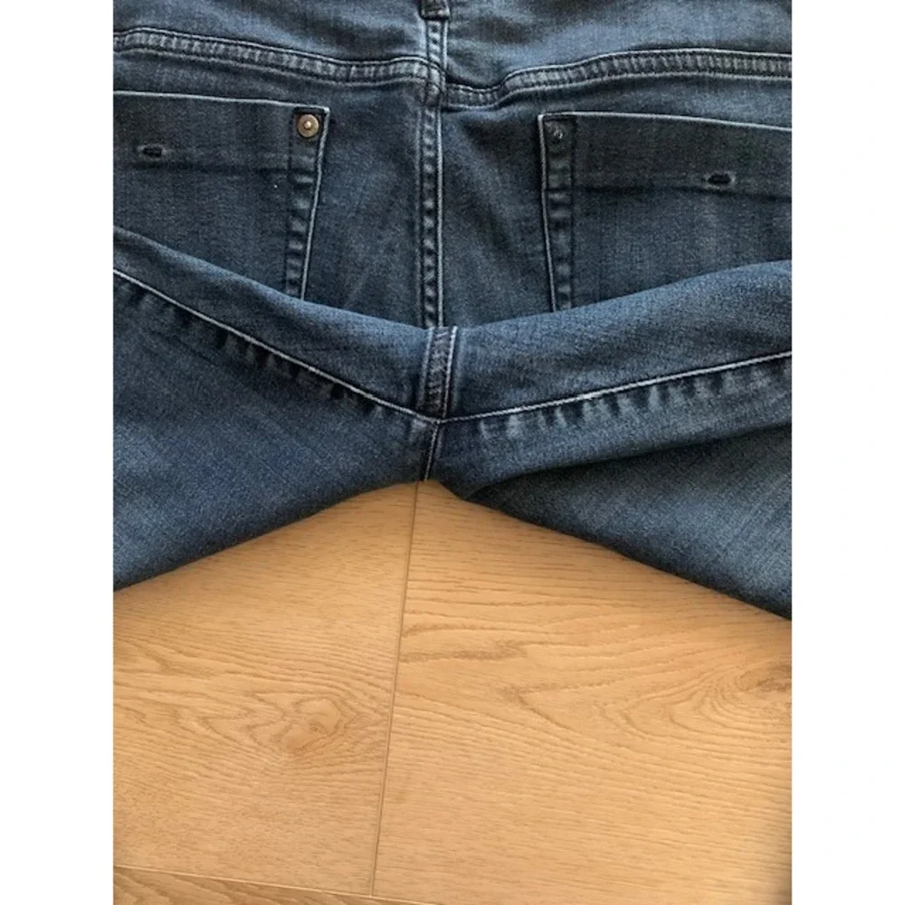 J.Jill Authentic Fit Slim Ankle Jeans Womens 14 Dark Wash Denim Stretch Pants
